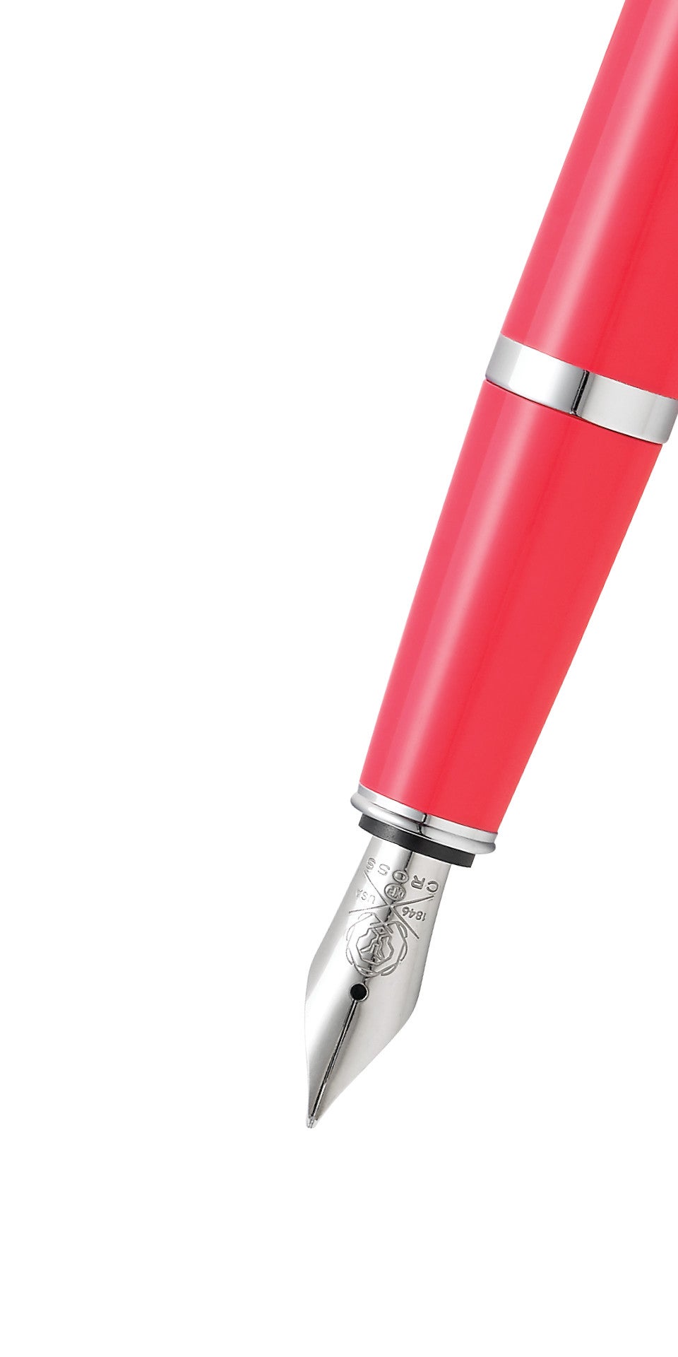 Cross Bailey Light Polished Coral Resin Fountain Pen