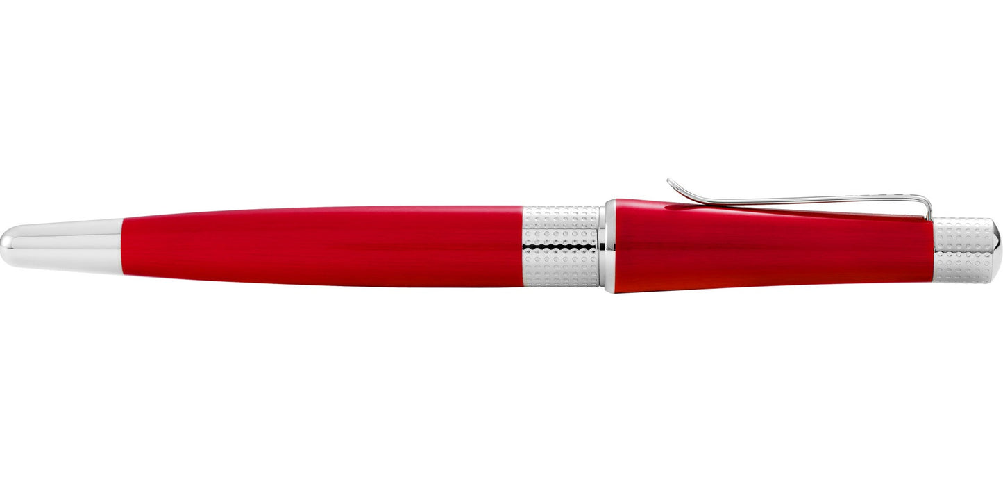 Beverly Translucent Red Lacquer Rollerball Pen