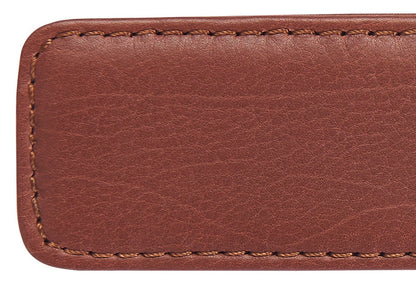 Tan Leather Single Pen Pouch