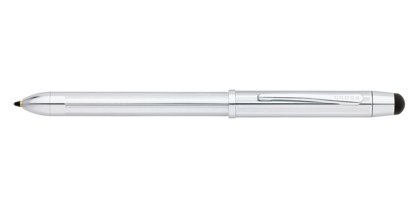 Tech3+ Lustrous Chrome Multifunction Pen