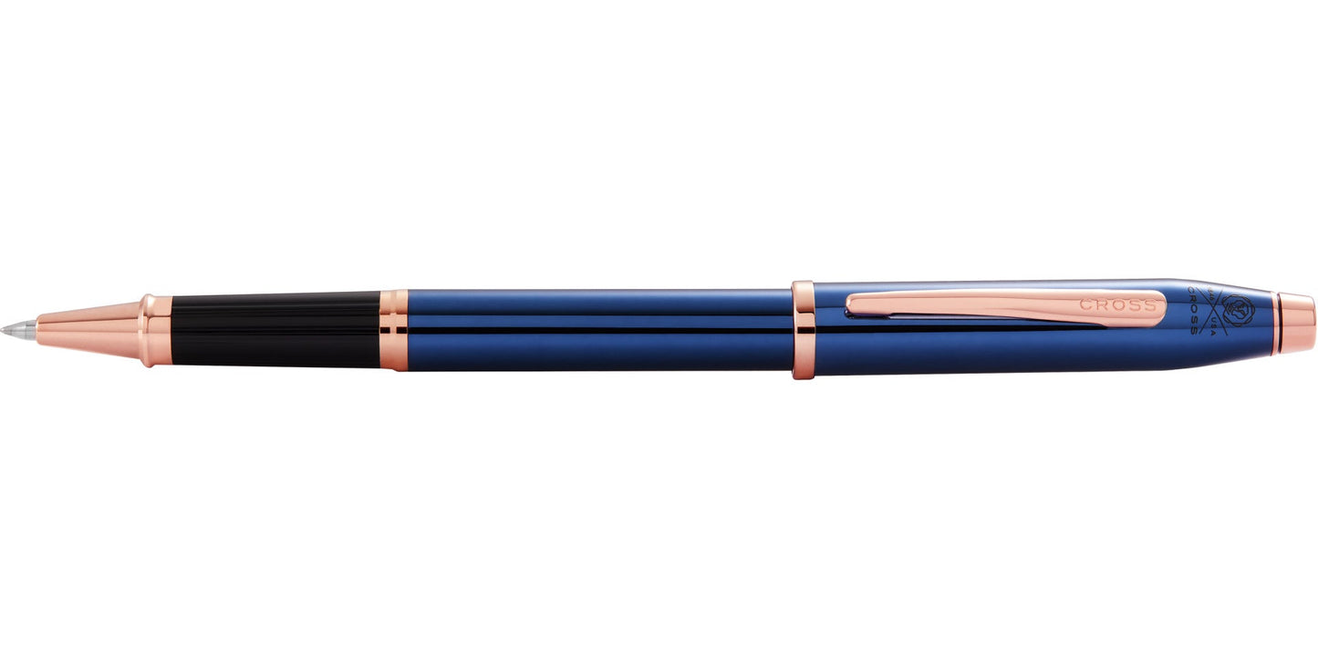 Century II Translucent Cobalt Blue Lacquer Rollerball Pen