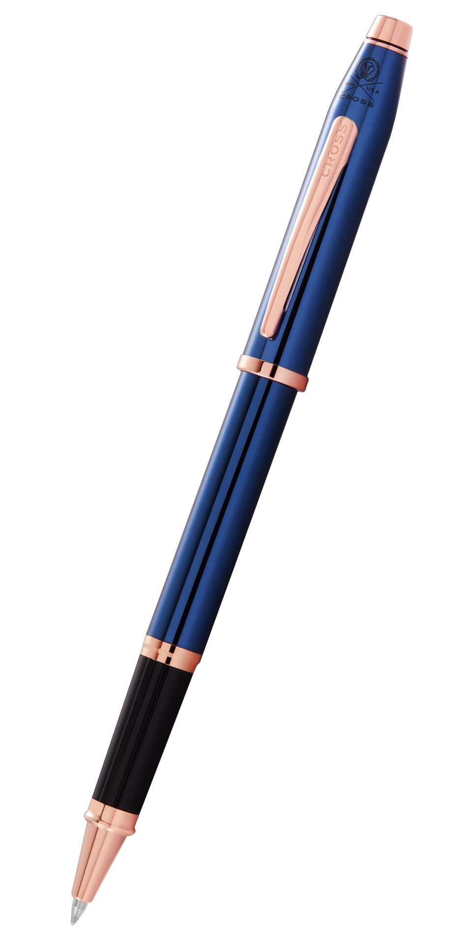 Century II Translucent Cobalt Blue Lacquer Rollerball Pen