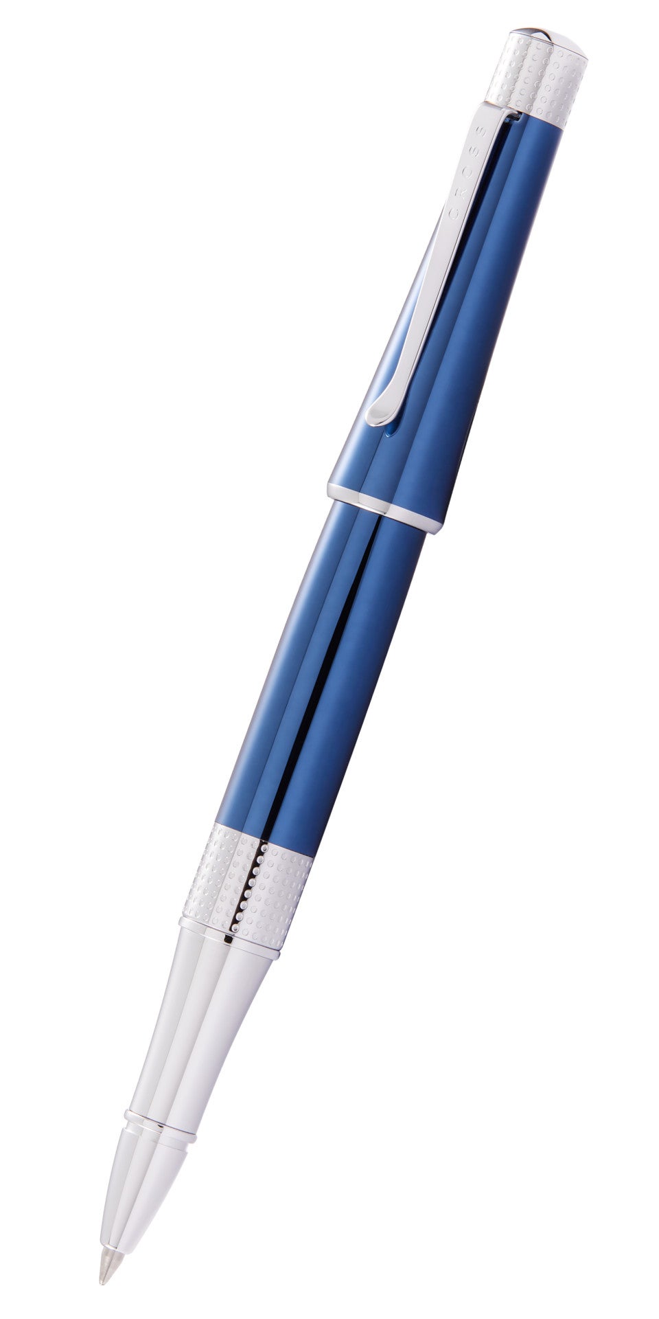 Beverly Translucent Cobalt Blue Lacquer Rollerball Pen