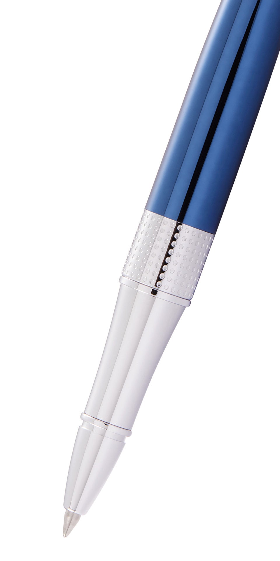 Beverly Translucent Cobalt Blue Lacquer Rollerball Pen