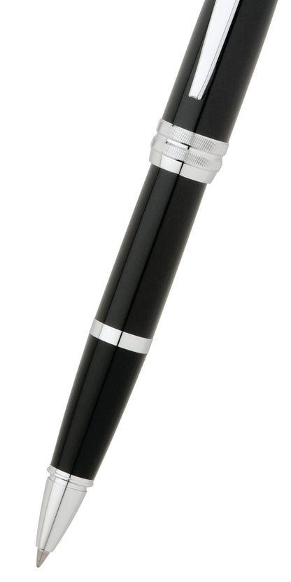 Bailey Black Lacquer Rollerball Pen