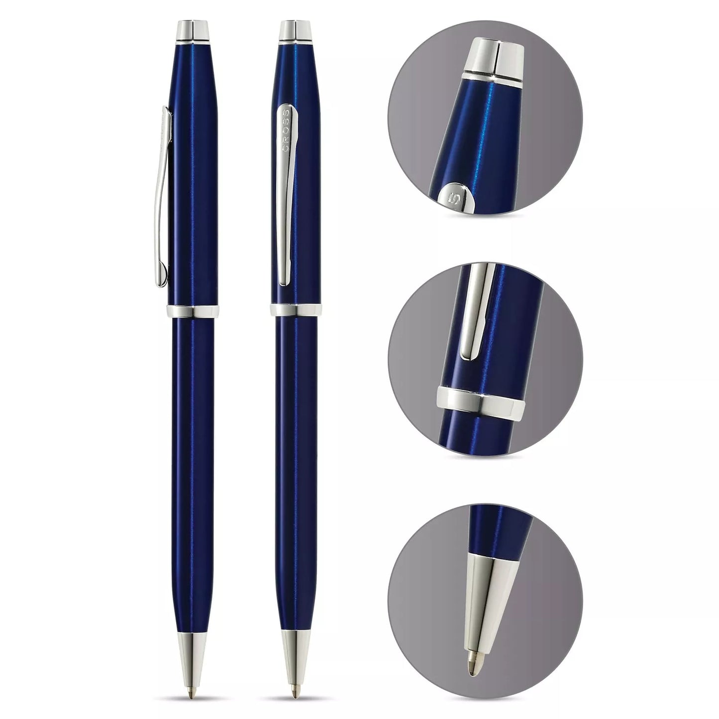 Stylo à bille Century II laqué bleu