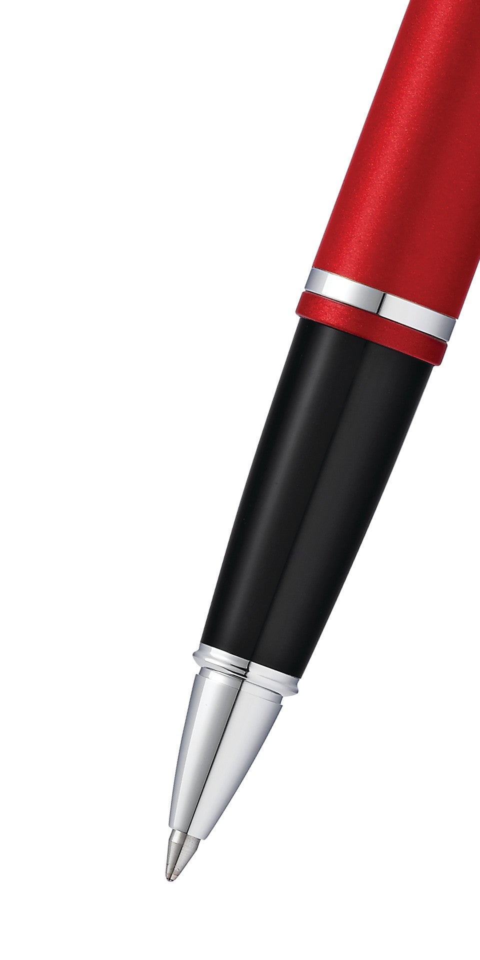 Calais Matte Metallic Crimson Rollerball Pen