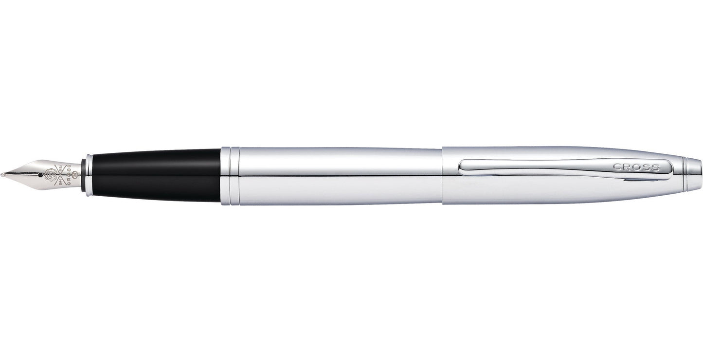 Calais Polished Chrome Fountain Pen