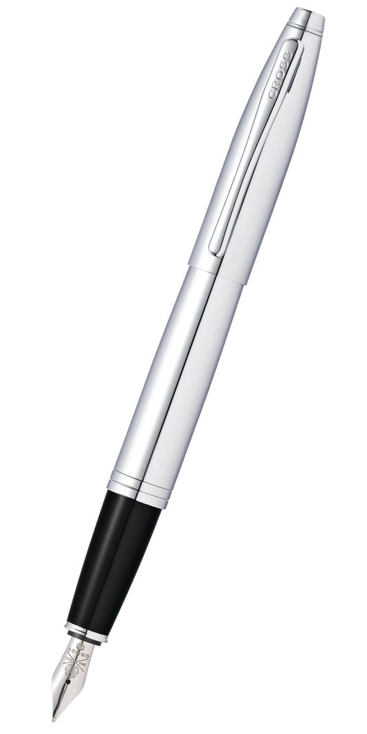 Calais Polished Chrome Fountain Pen