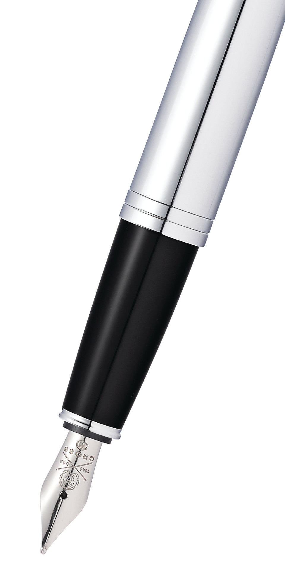 Calais Polished Chrome Fountain Pen