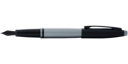 Calais Matte Gray and Black Lacquer Fountain Pen