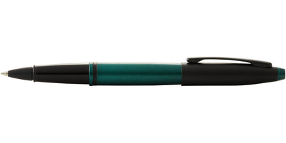 Calais Matte Green and Black Lacquer Rollerball Pen