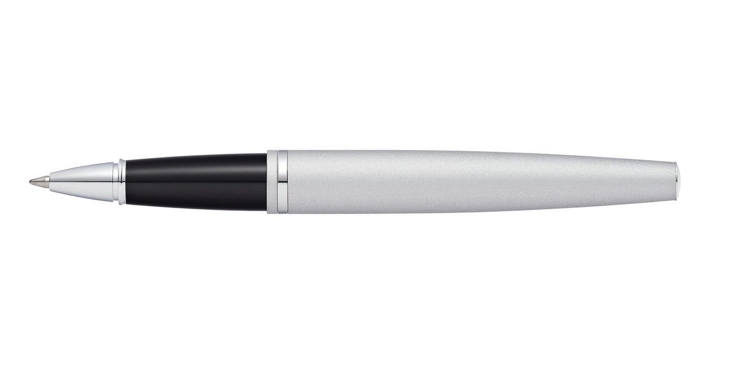 Calais Satin Chrome Rollerball Pen