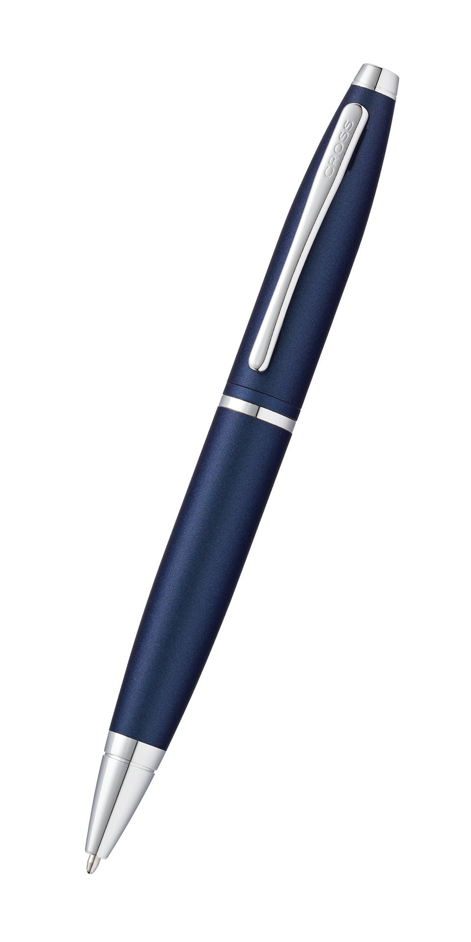 Calais Matte Metallic Midnight Blue Ballpoint Pen