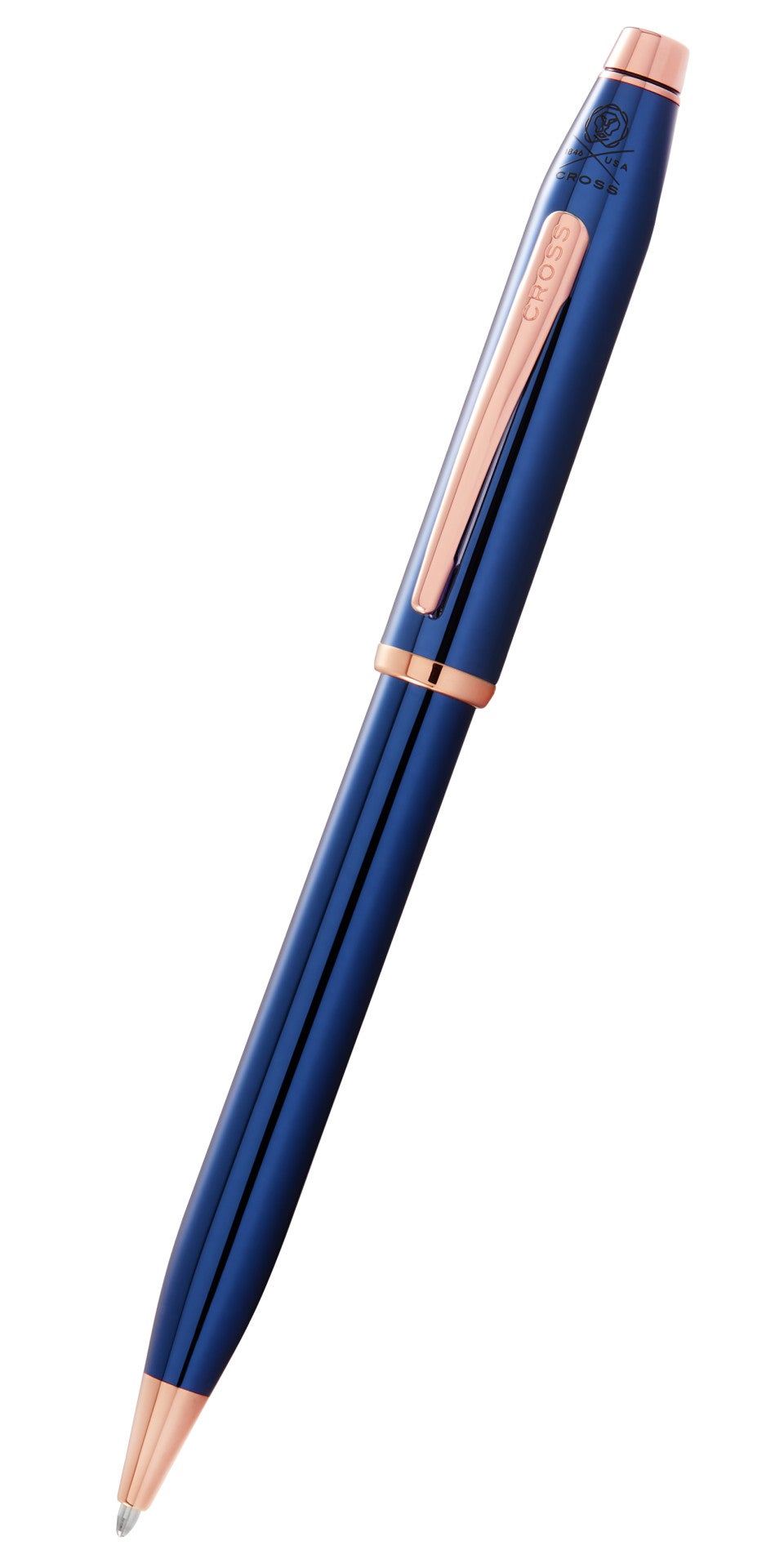 Century II Translucent Cobalt Blue Lacquer Ballpoint Pen