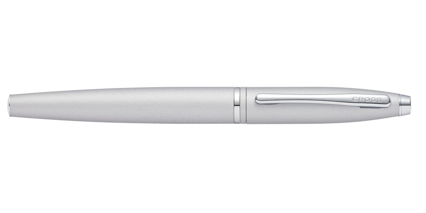 Calais Satin Chrome Fountain Pen