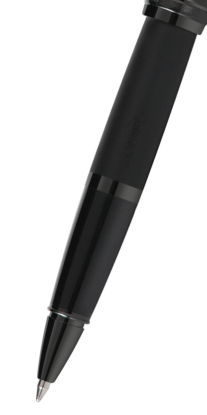 Bailey Matte Black Lacquer Rollerball Pen