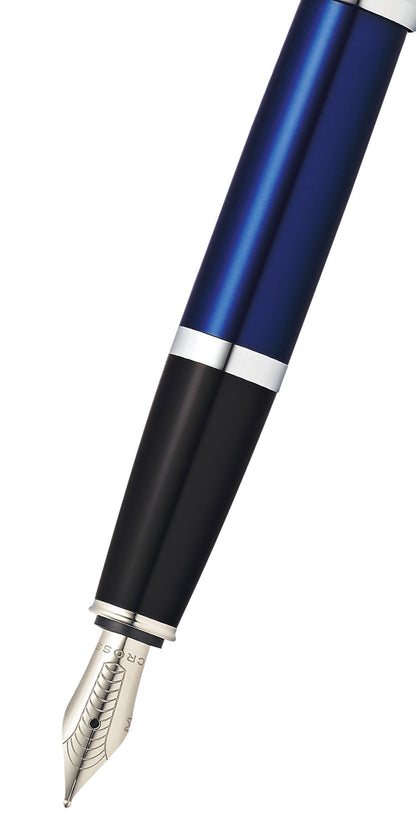 Bailey Blue Lacquer Fountain Pen