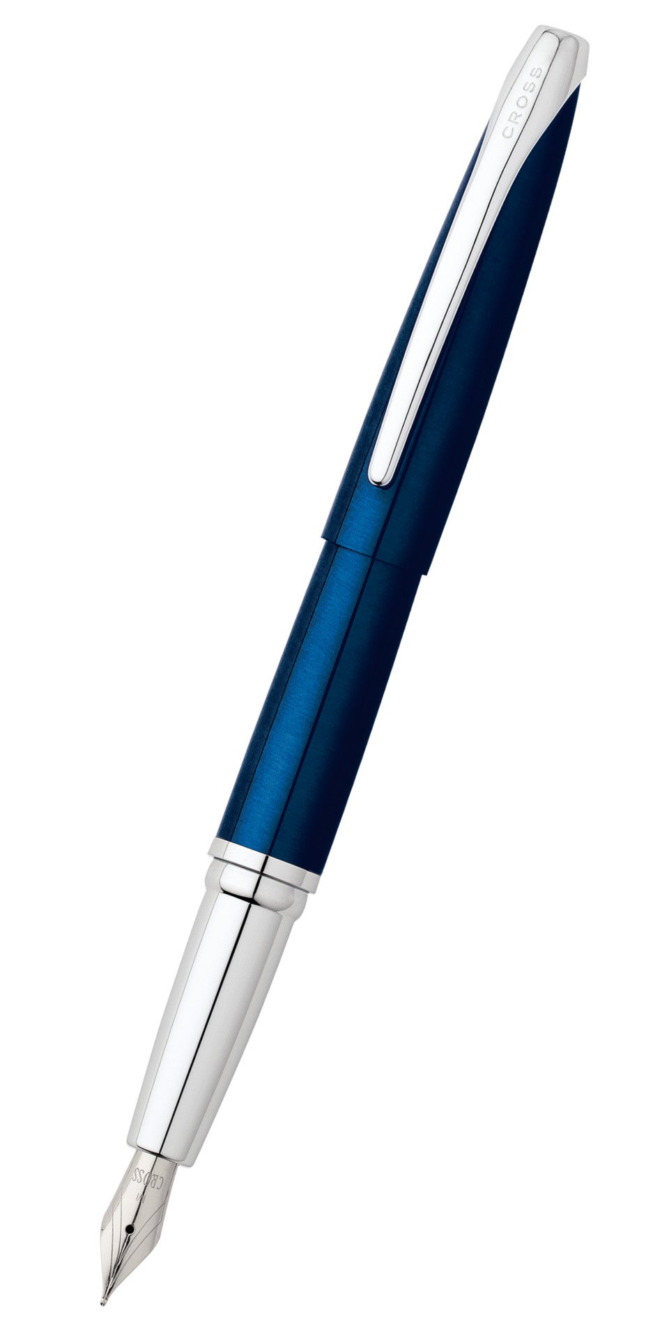 ATX Translucent Blue Lacquer Fountain Pen