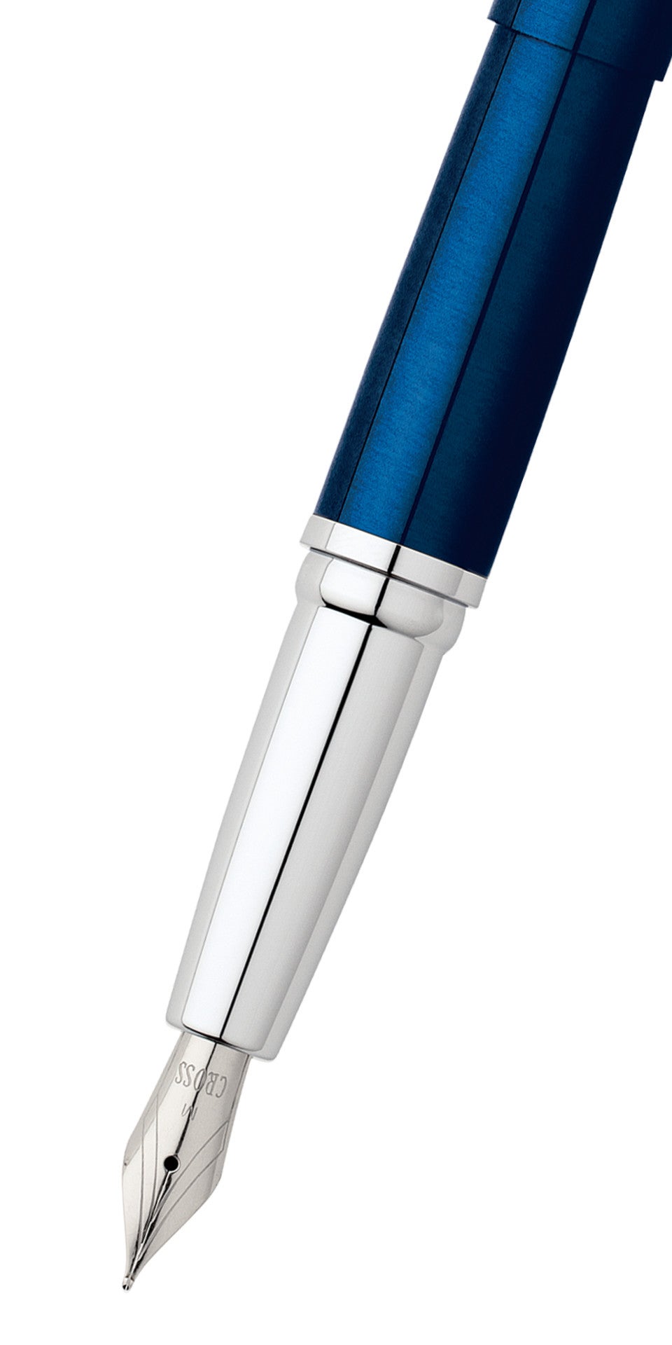 ATX Translucent Blue Lacquer Fountain Pen