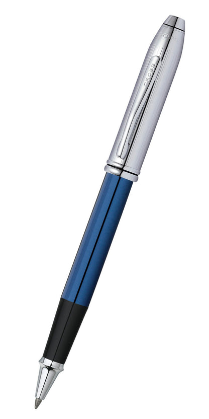 Townsend Blue and Chrome Rollerball Pen