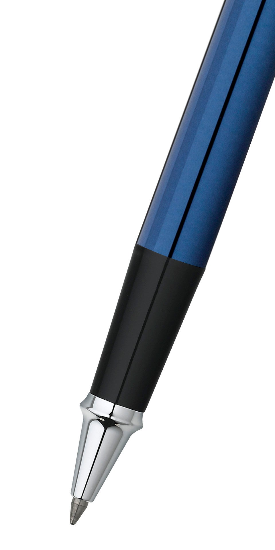 Townsend Blue and Chrome Rollerball Pen