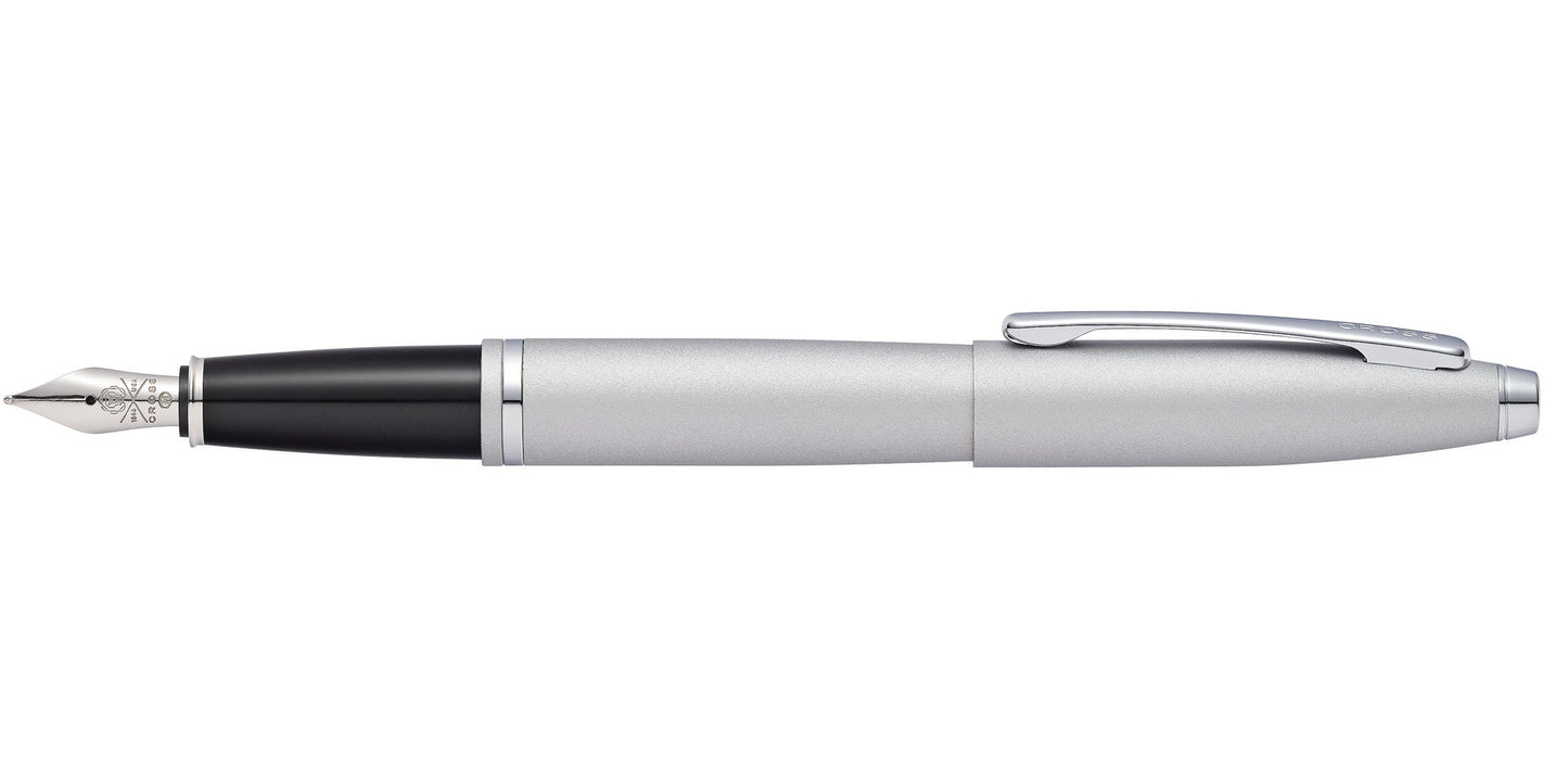 Calais Satin Chrome Fountain Pen