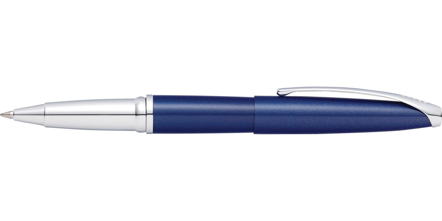 ATX Translucent Blue Lacquer Rollerball Pen