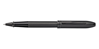 Townsend Black PVD Micro-knurl Rollerball Pen