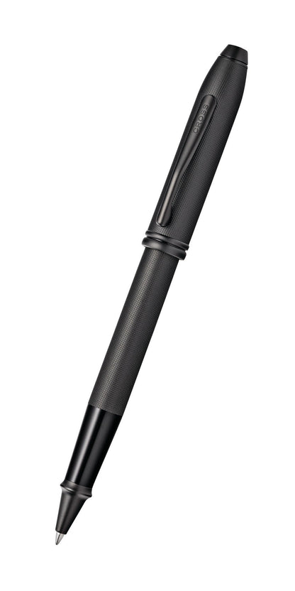 Townsend Black PVD Micro-knurl Rollerball Pen