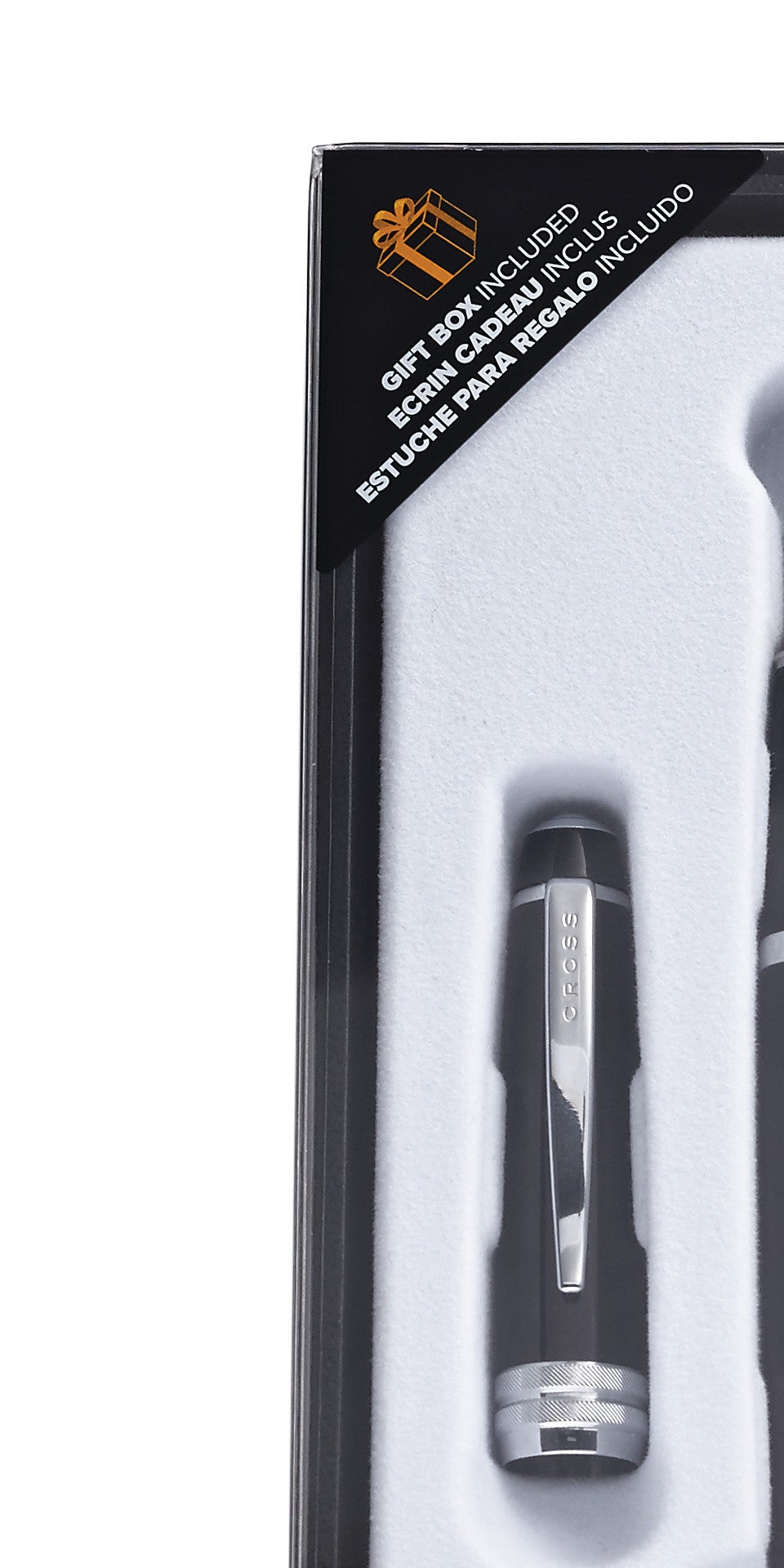 Bailey Black Lacquer Fountain Pen Gift Set