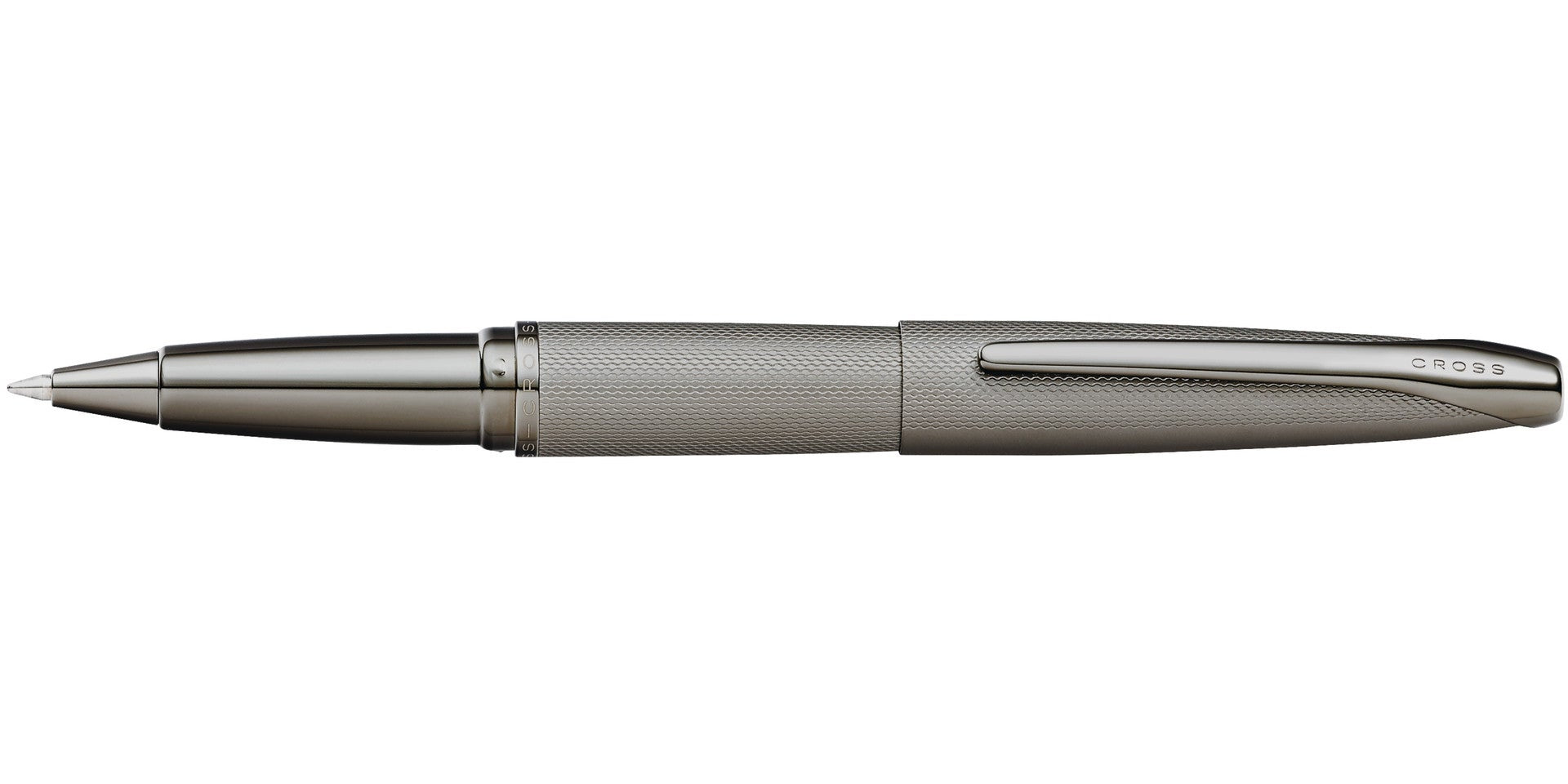 ATX Sandblasted Titanium Gray Rollerball Pen