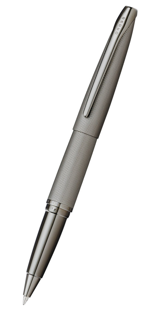 ATX Sandblasted Titanium Gray Rollerball Pen