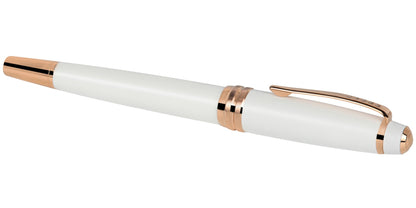 Bailey Pearlescent White Lacquer Rollerball Pen