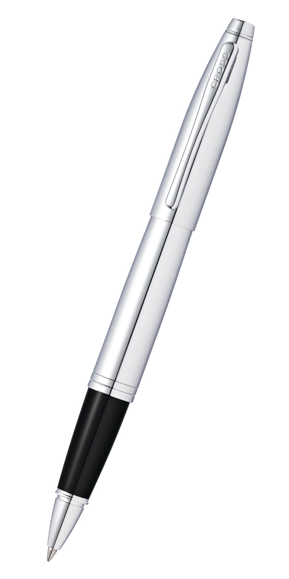 Calais Polished Chrome Rollerball Pen