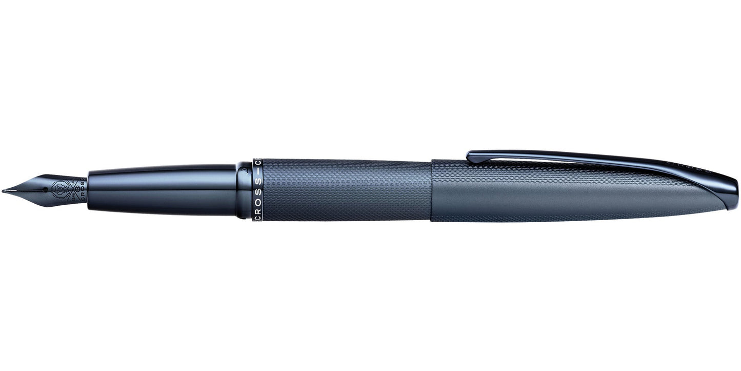 ATX Sandblasted Dark Blue Fountain Pen