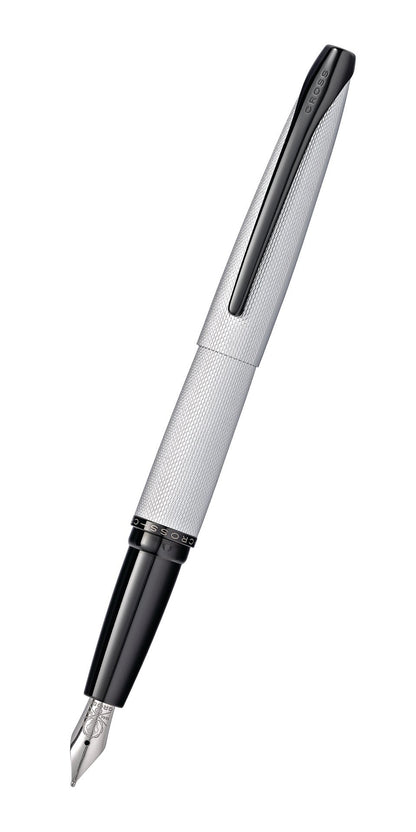 ATX Brushed Chrome Fountain Pen