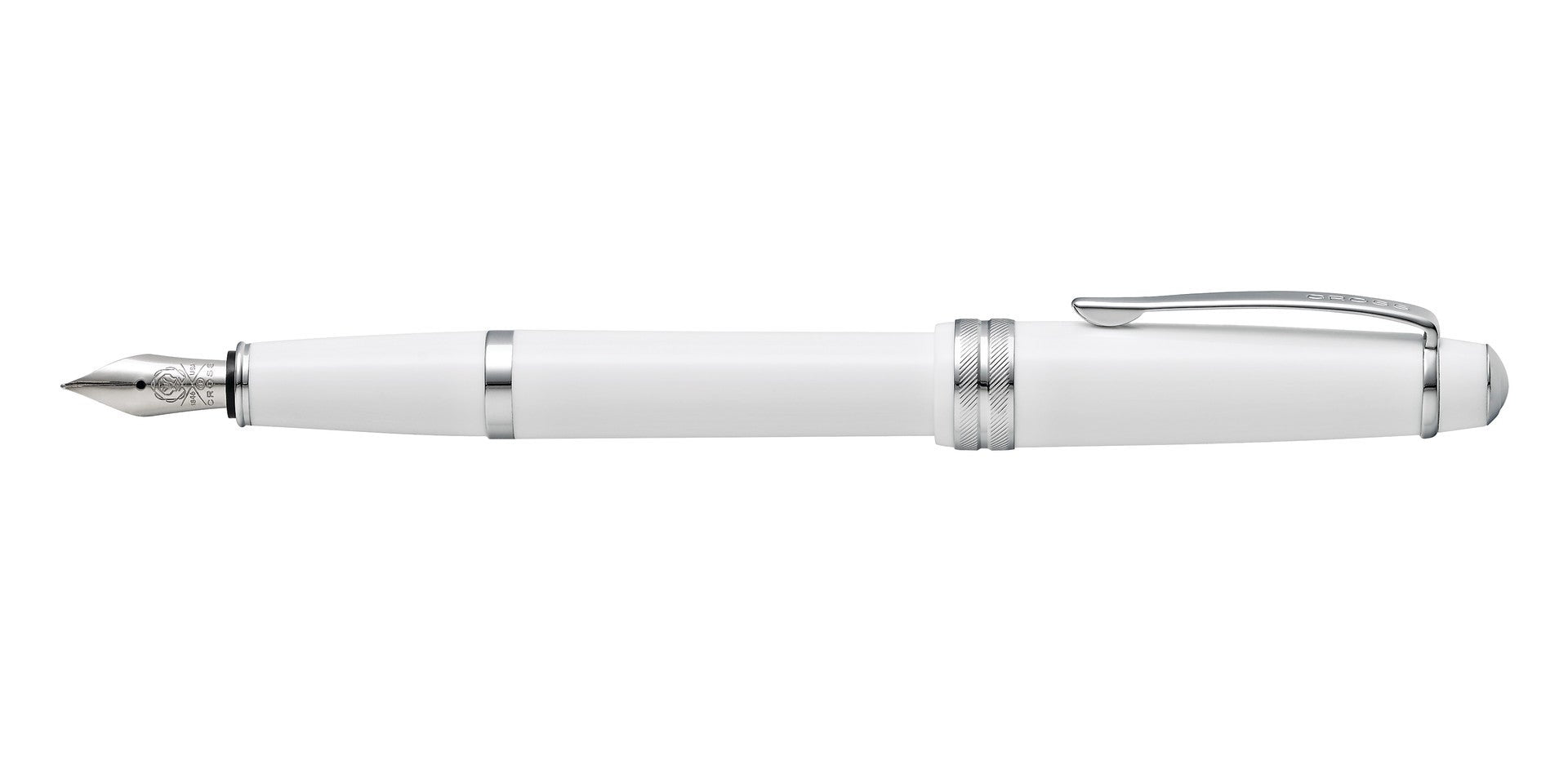 Cross Bailey Light Polished White Resin Fountain Pen