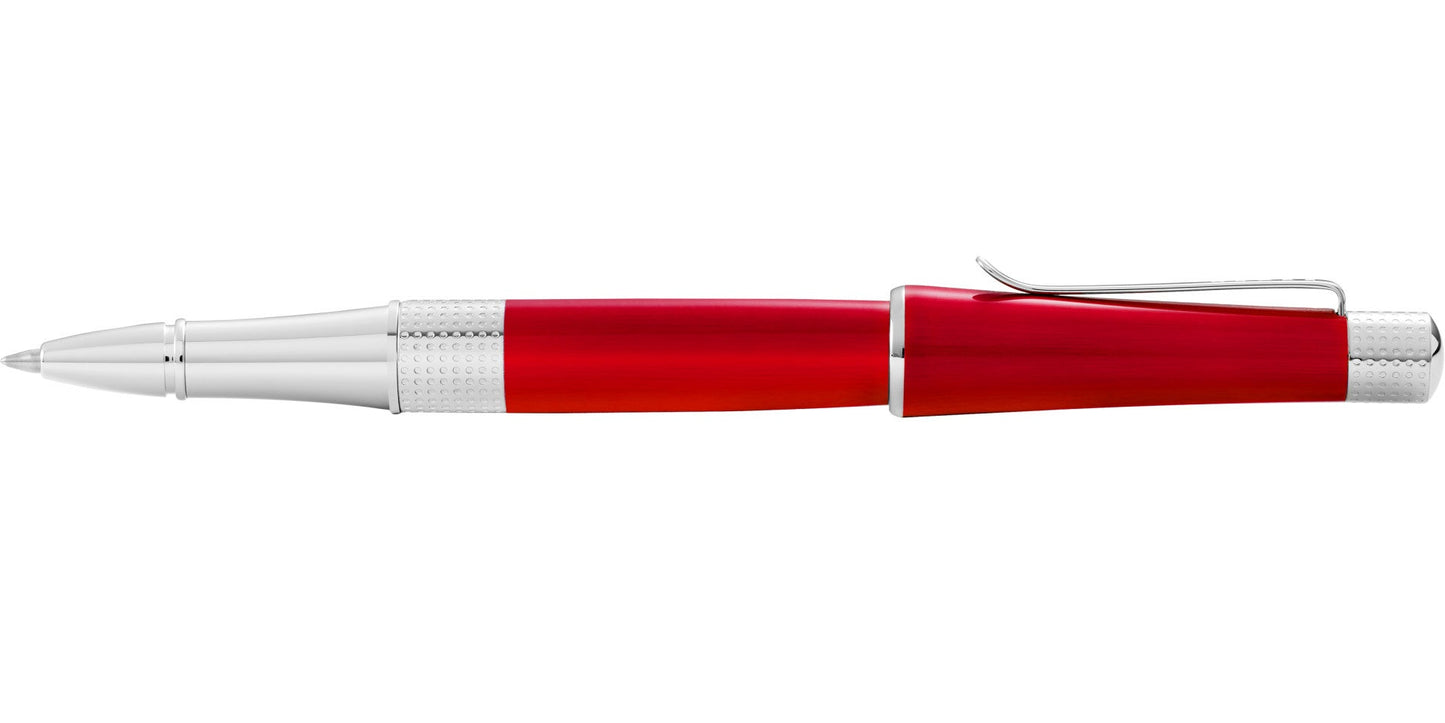 Beverly Translucent Red Lacquer Rollerball Pen