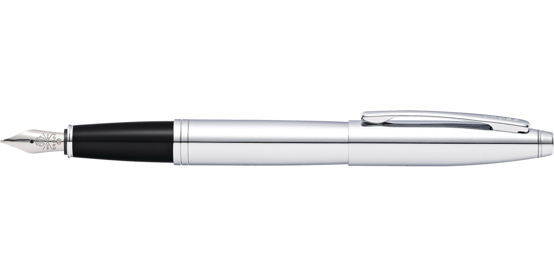 Calais Polished Chrome Fountain Pen