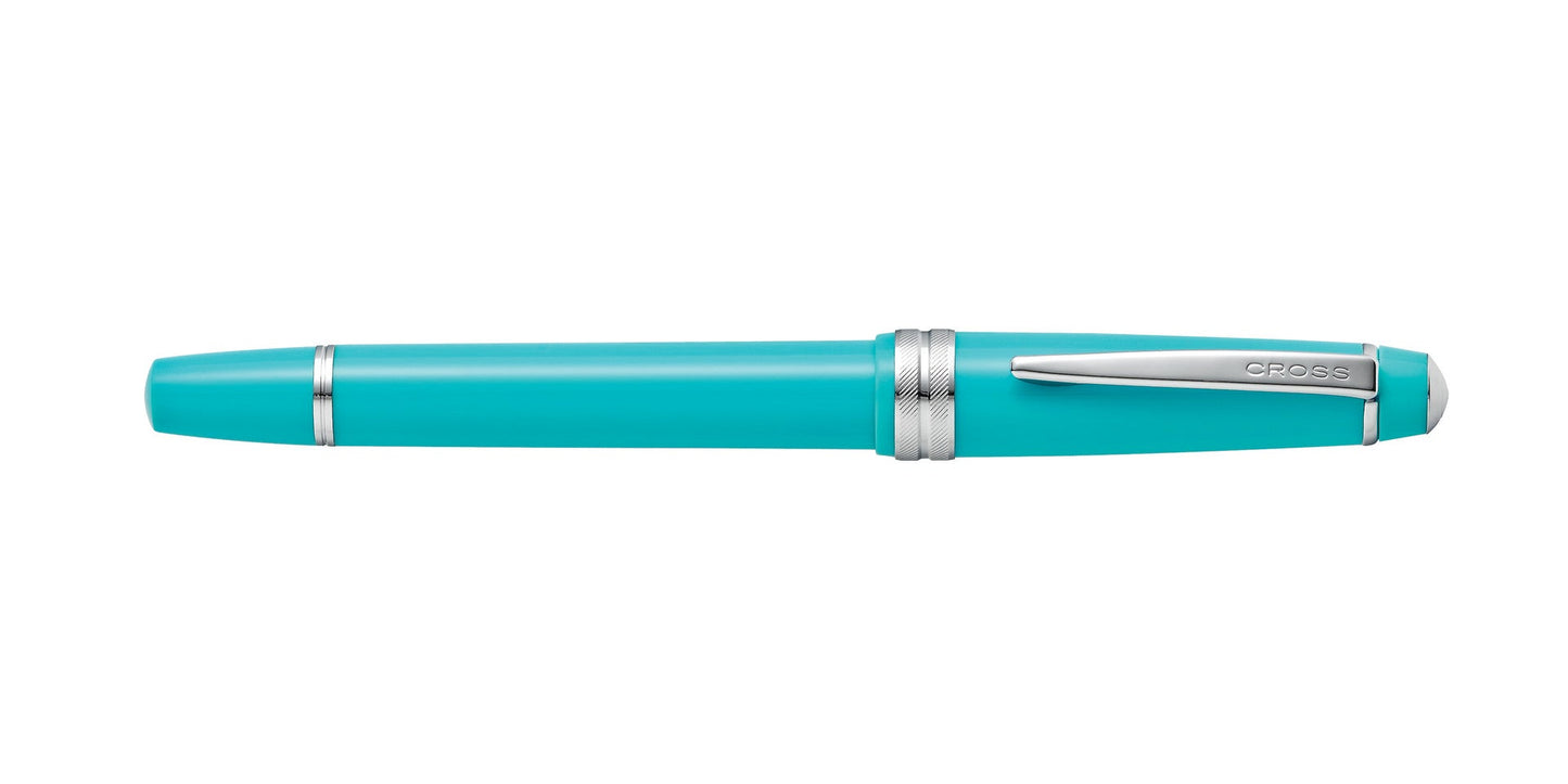 Bailey Light™ Polished Teal Resin Rollerball Pen