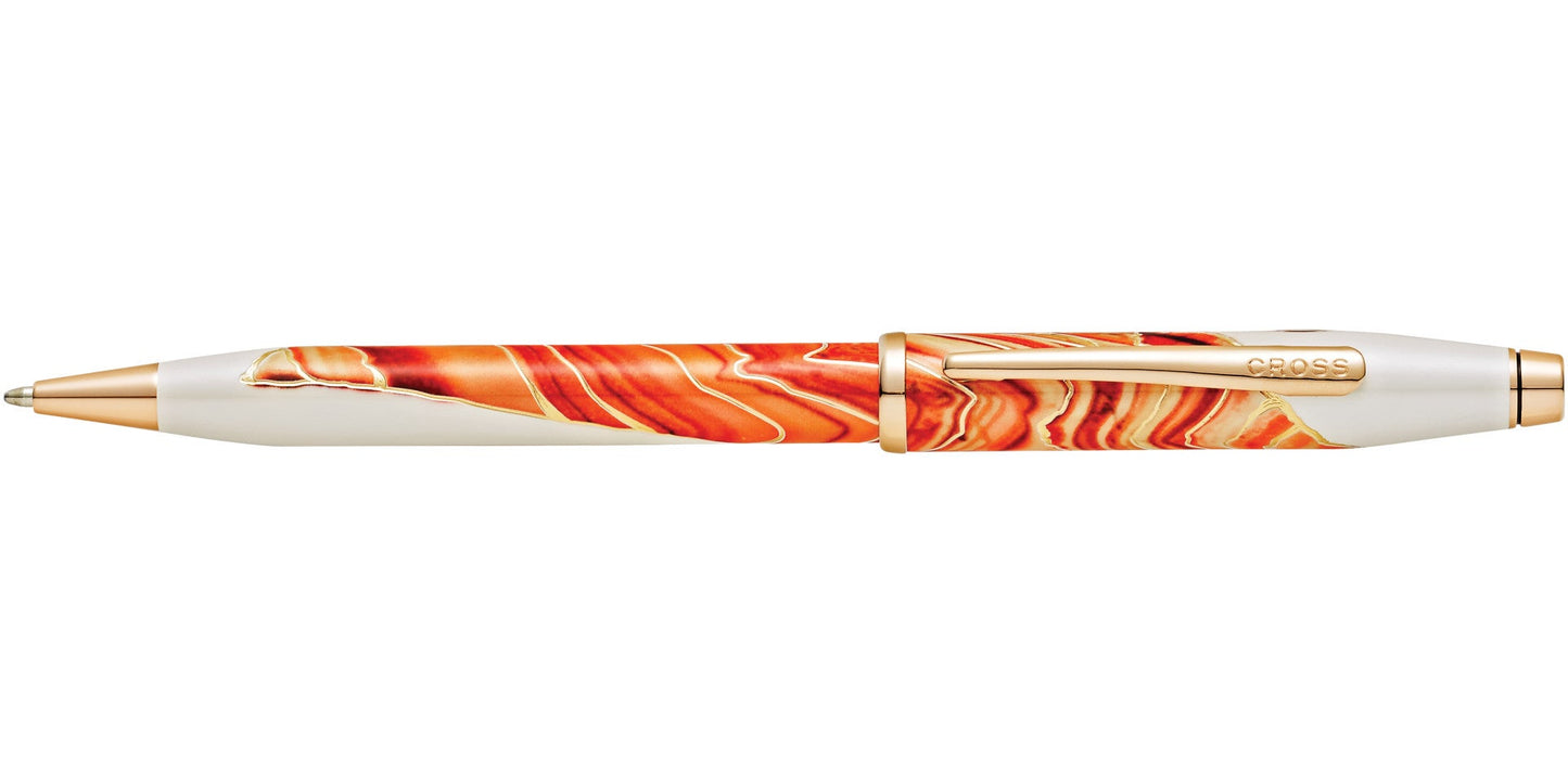 Cross Wanderlust Malta Balpen met 23-karaats vergulde afspraken incl. premium geschenkdoos - navulbare medium balpen Cross Wanderlust Malta Balpen met 23-karaats vergulde afspraken incl. premium geschenkdoos - navulbare medium balpen