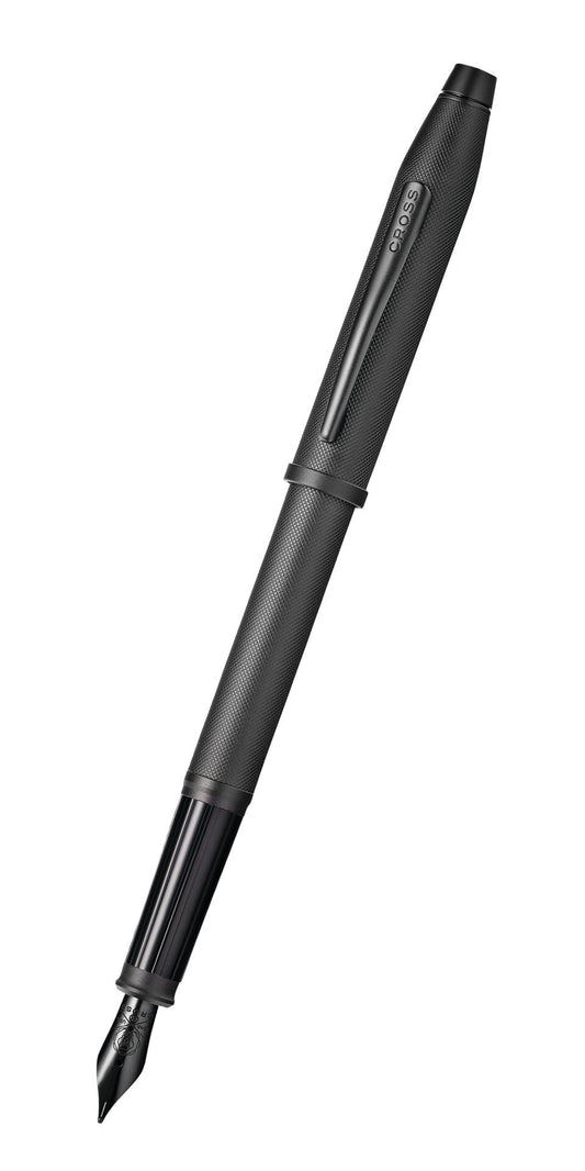 Century II Black Micro-knurl Fountain Pen