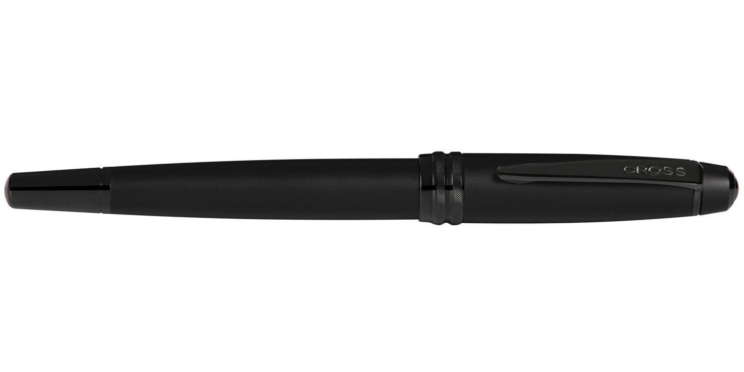 Bailey Matte Black Lacquer Rollerball Pen